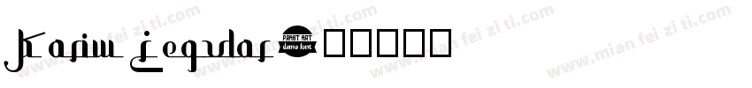 Karim Regular字体转换